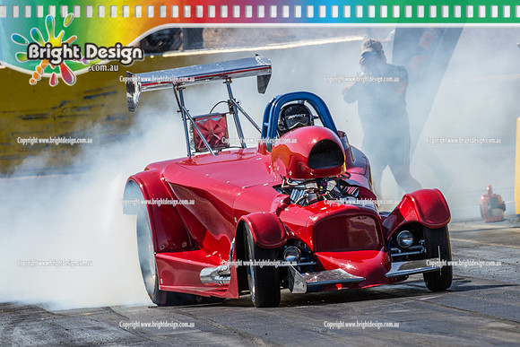 APSA & Nitro Funny Cars @ Calder Park Drag Racing Sat 29 Oct 2016 (66234)  5350 KERRY MULLER