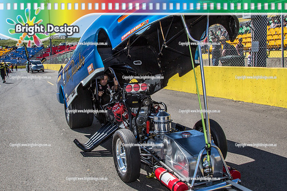APSA & Nitro Funny Cars @ Calder Park Drag Racing Sat 29 Oct 2016 (66230)  THE RUSSLER NITRO
