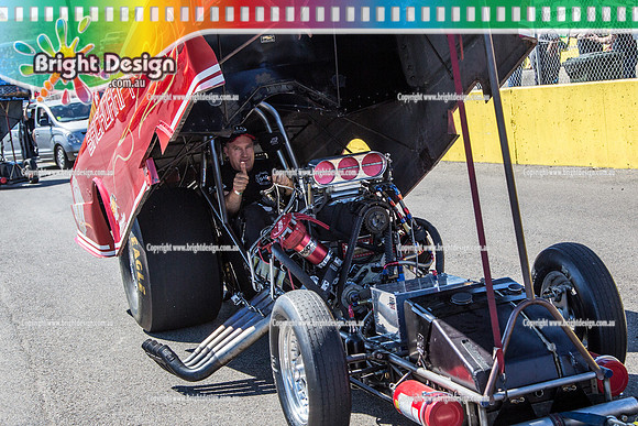 APSA & Nitro Funny Cars @ Calder Park Drag Racing Sat 29 Oct 2016 (66227)  BACKDRAFT