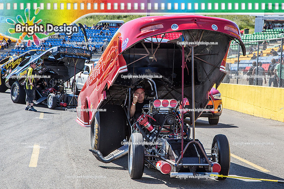 APSA & Nitro Funny Cars @ Calder Park Drag Racing Sat 29 Oct 2016 (66226)  BACKDRAFT