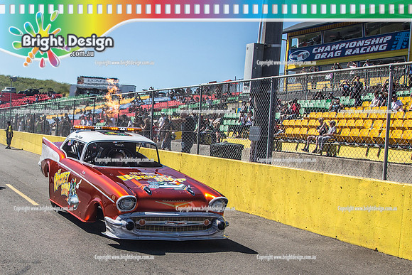 APSA & Nitro Funny Cars @ Calder Park Drag Racing Sat 29 Oct 2016 (66224)  THE ROCKET SHIP
