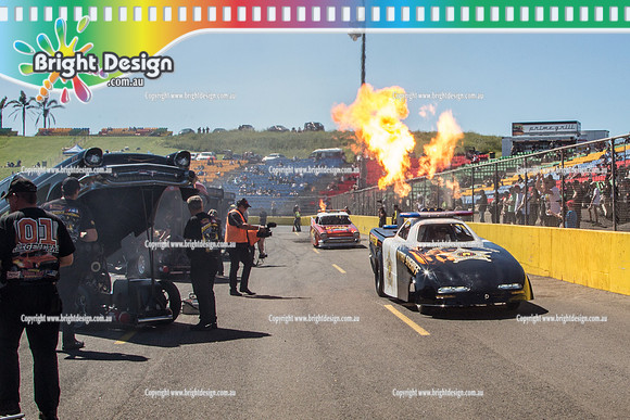 APSA & Nitro Funny Cars @ Calder Park Drag Racing Sat 29 Oct 2016 (66221)  NITRO SHERIFF