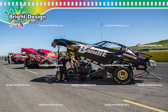 APSA & Nitro Funny Cars @ Calder Park Drag Racing Sat 29 Oct 2016 (66220)  1091  THE BANDIT
