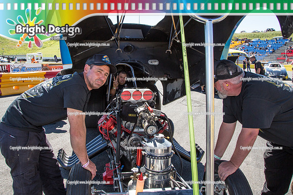 APSA & Nitro Funny Cars @ Calder Park Drag Racing Sat 29 Oct 2016 (66214)  NITRO CREW  RUSSELLER