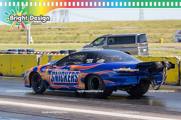 APSA & Nitro Funny Cars @ Calder Park Drag Racing Sat 29 Oct 2016 (66204)  3262 SNICKERS PERRY BULLIRANT