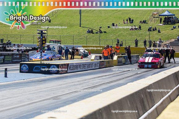 APSA & Nitro Funny Cars @ Calder Park Drag Racing Sat 29 Oct 2016 (66202) 3262 SNICKERS PERRY BULLIRANT  1385 DOM LUPPINO