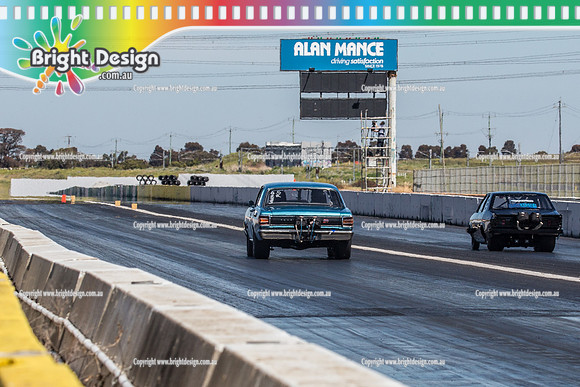 APSA & Nitro Funny Cars @ Calder Park Drag Racing Sat 29 Oct 2016 (66198)  198   MARK LEAKE   4233 KXW406  STEVE BEZZINA