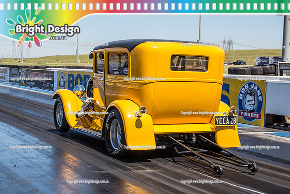 APSA & Nitro Funny Cars @ Calder Park Drag Racing Sat 29 Oct 2016 (66140)  4254 YELA28  IAN HICK