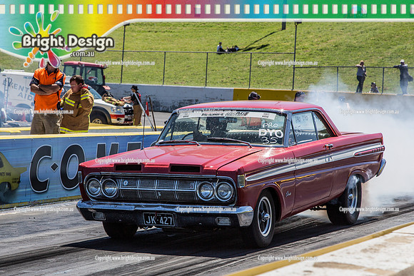 APSA & Nitro Funny Cars @ Calder Park Drag Racing Sat 29 Oct 2016 (66134)   JK427  MERCURY DRAG TEAM  JOHN KERR