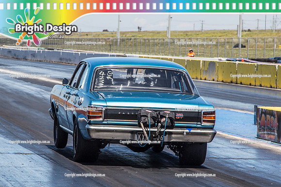 APSA & Nitro Funny Cars @ Calder Park Drag Racing Sat 29 Oct 2016 (66122)  4233 KXW406  STEVE BEZZINA