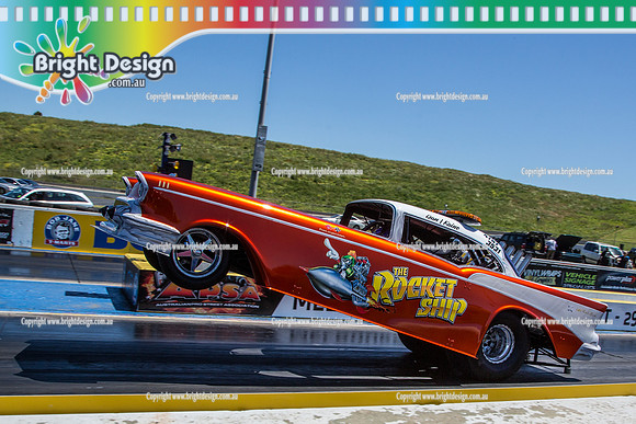 APSA & Nitro Funny Cars @ Calder Park Drag Racing Sat 29 Oct 2016 (66093)   3531 THE ROCKET SHIP