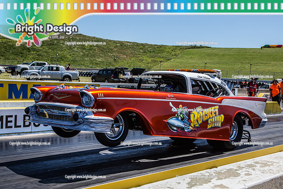 APSA & Nitro Funny Cars @ Calder Park Drag Racing Sat 29 Oct 2016 (66092)   3531 THE ROCKET SHIP