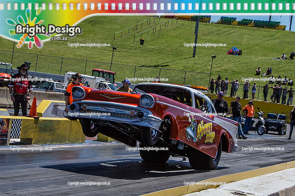 APSA & Nitro Funny Cars @ Calder Park Drag Racing Sat 29 Oct 2016 (66091)  3531 THE ROCKET SHIP