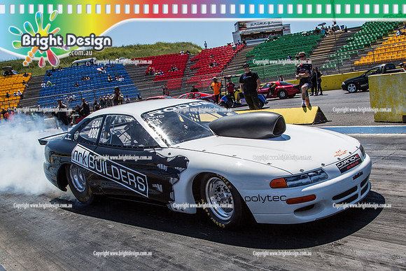 APSA & Nitro Funny Cars @ Calder Park Drag Racing Sat 29 Oct 2016 (66050)  4281 NICK NRL BUILDERS