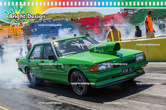APSA & Nitro Funny Cars @ Calder Park Drag Racing Sat 29 Oct 2016 (66023)  4593 ROBXE  ROBERT KARDUM