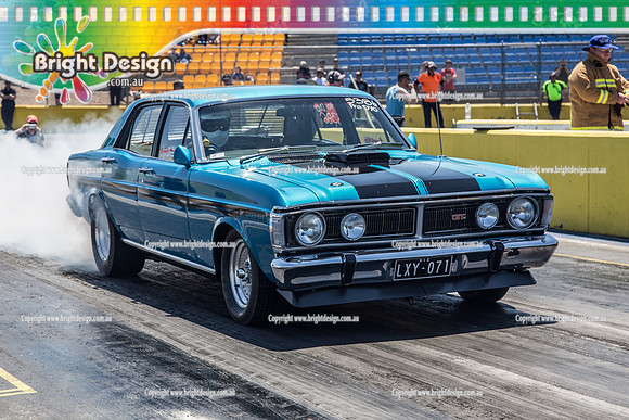 APSA & Nitro Funny Cars @ Calder Park Drag Racing Sat 29 Oct 2016 (66016)  5386 LXY071 TONY BARBARA