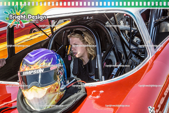 APSA & Nitro Funny Cars @ Calder Park Drag Racing Sat 29 Oct 2016 (66007)  NITRO  3531 THE ROCKET SHIP