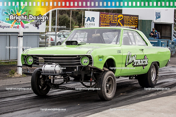 Marsh Rodders Drag Racing Fun Day @ Heathcote  Sat 6 August 2016 (3003)  CHEAP TRICK  D69SN