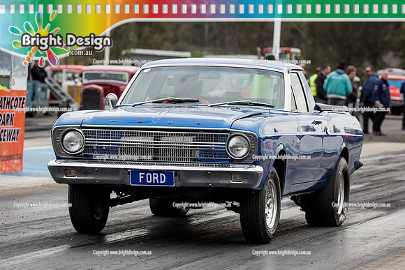 Marsh Rodders Drag Racing Fun Day @ Heathcote  Sat 6 August 2016 (3076)  FORD UTE