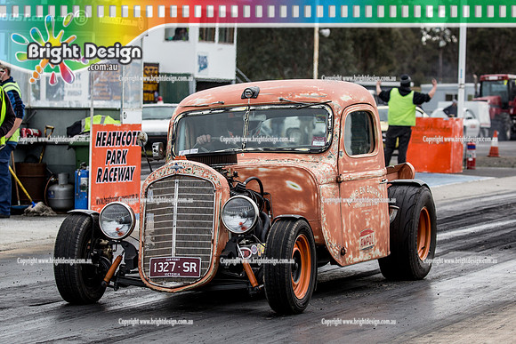 Marsh Rodders Drag Racing Fun Day @ Heathcote  Sat 6 August 2016 (3107)  1327SR