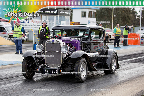 Marsh Rodders Drag Racing Fun Day @ Heathcote  Sat 6 August 2016 (3153)  MY1930