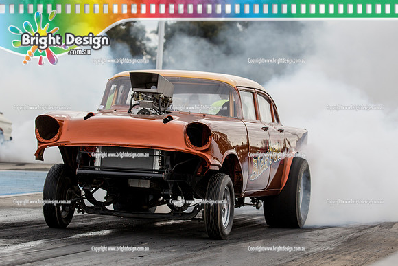 Marsh Rodders Drag Racing Fun Day @ Heathcote  Sat 6 August 2016 (3160)  BLASTER GASSA
