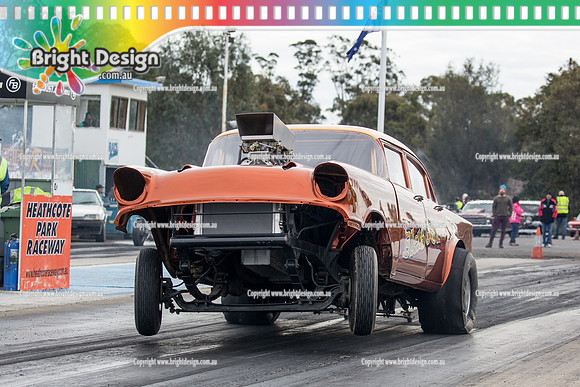 Marsh Rodders Drag Racing Fun Day @ Heathcote  Sat 6 August 2016 (3161)  BLASTER GASSA