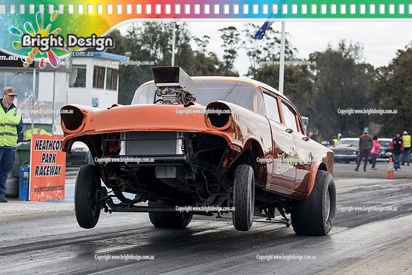 Marsh Rodders Drag Racing Fun Day @ Heathcote  Sat 6 August 2016 (3162)  BLASTER GASSA