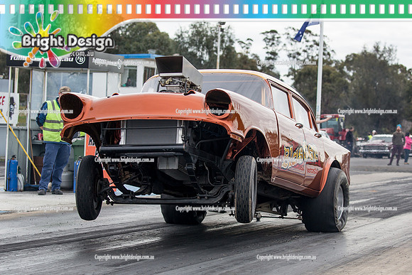 Marsh Rodders Drag Racing Fun Day @ Heathcote  Sat 6 August 2016 (3163)  BLASTER GASSA