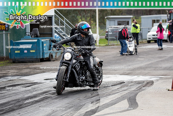 Marsh Rodders Drag Racing Fun Day @ Heathcote  Sat 6 August 2016 (3233)  BIKE 1F2KS  PSM 228