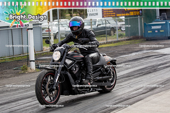 Marsh Rodders Drag Racing Fun Day @ Heathcote  Sat 6 August 2016 (3237)  BIKE 1F2KS  PSM 228