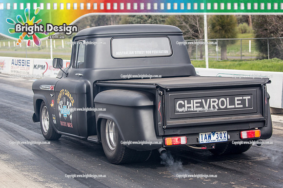 Marsh Rodders Drag Racing Fun Day @ Heathcote  Sat 6 August 2016 (3270)  1AW3QX