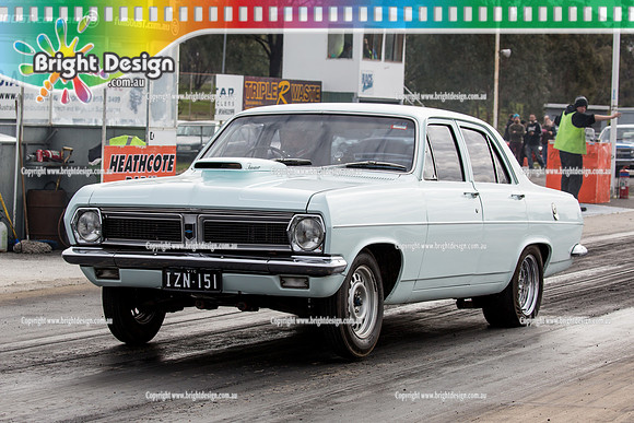 Marsh Rodders Drag Racing Fun Day @ Heathcote  Sat 6 August 2016 (3328)  1ZN151