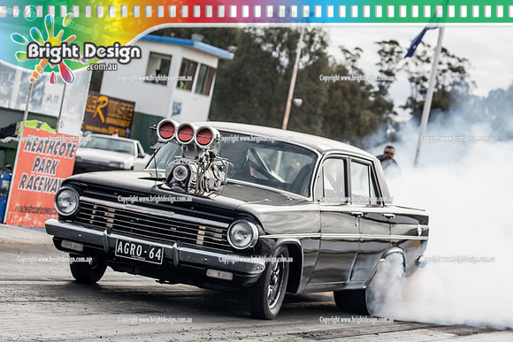 Marsh Rodders Drag Racing Fun Day @ Heathcote  Sat 6 August 2016 (3351)  AGRO64