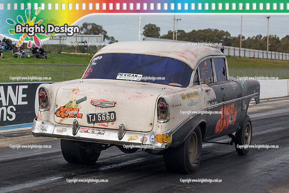 Marsh Rodders Drag Racing Fun Day @ Heathcote  Sat 6 August 2016 (3367)  LOOSE CANNON TJ5660