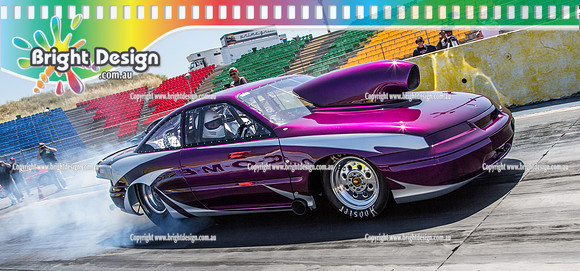 a Rowe Memorial @ Calder Park Drag Racing SAT 19 NOV 2016  (69380)  6344 PURPLE CALIBRA VICTOR