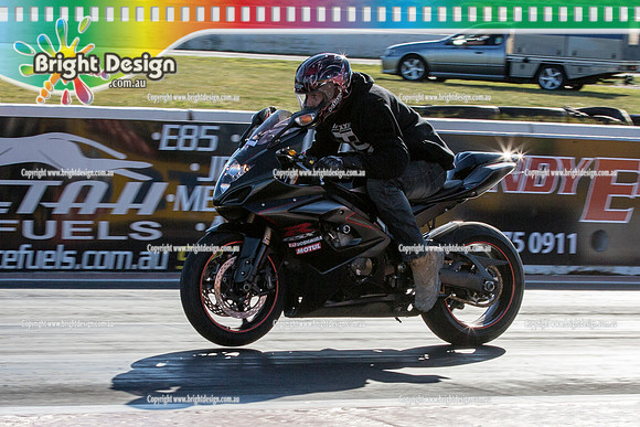 ANDRA Street Outlaws Drag Racing Quals Rnd 5 @ Calder Park 24 September 2014 (25149)  BIKE