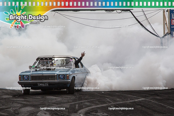 Summernats 28 Sunday 4 Jan 2015  BD  (8134)  GMHAZD BURNOUT