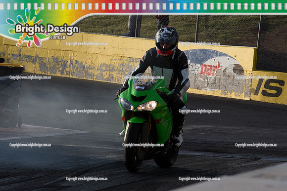 ANDRA Street Outlaws Drag Racing Quals Rnd 6 @ Calder Park 10 October 2014  (25617)  BIKE
