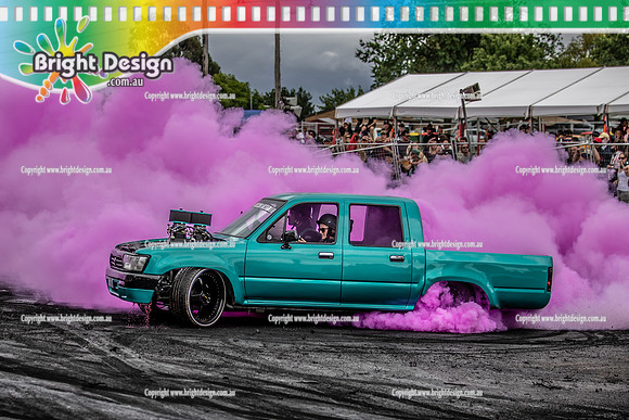 Summernats 34 Friday 7 Jan 2022  BDMP3304  SKDLUX BURNOUT