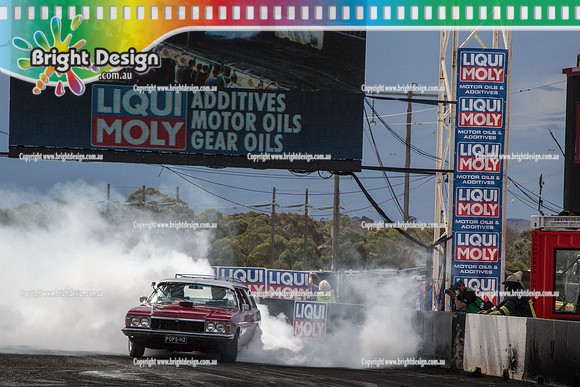 Summernats 28 Sunday 4 Jan 2015  BD  (8278)  POPSHZ BURNOUT