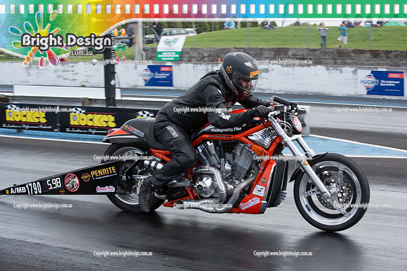 Summit Sportsman Series Rnd 1 Drag Racing 17 Jan 2015 @ Portland  (10135)  BIKE