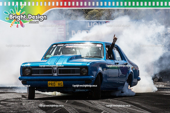 Summernats 28 Saturday 3 Jan 2015  BD  (5002)   PROHG BURNOUT