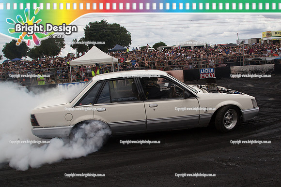 Summernats 28 Sunday 4 Jan 2015  BD  (7736)  3FIVE5 BURNOUT