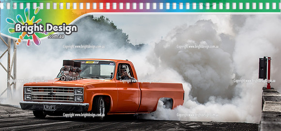Summernats 29 SATURDAY 8 Jan 16  BDMP6032  ERUPT BURNOUT