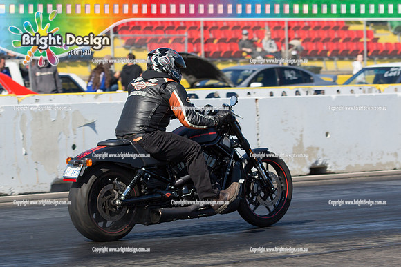 ANDRA Street Outlaws Drag Racing Quals Rnd 5 @ Calder Park 24 September 2014 (24235)  BIKE