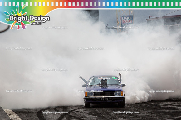 Summernats 28 Sunday 4 Jan 2015  BD  (7927)  IBLOWN BURNOUT
