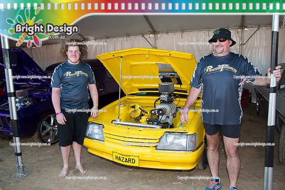 Summernats 28 Friday 2 Jan 2015  BD  (376)  RIVERINA THRASHERS  HAZARD