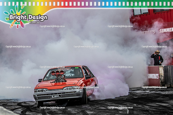 Summernats 34 Friday 7 Jan 2022  BDMP3335  BLWNVL BURNOUT