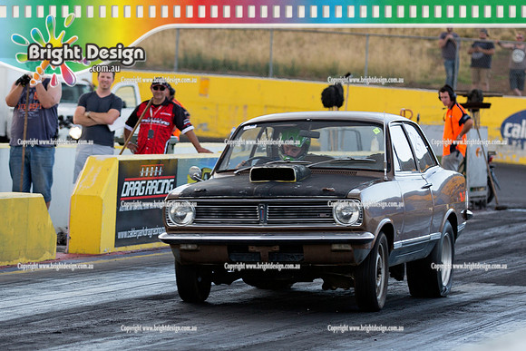 ANDRA Street Meet @ Calder Park Raceway  FRI 10 Jan 2014  (5969)  HB TORANA BROWN